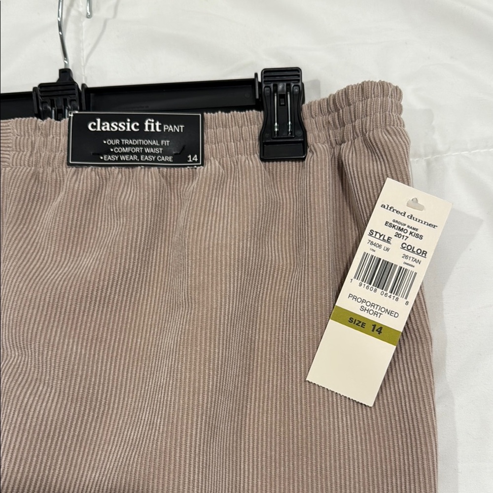 Women’s corduroy pants 2 pair Sz 14 Proportioned Short NWT - Picture 2 of 7